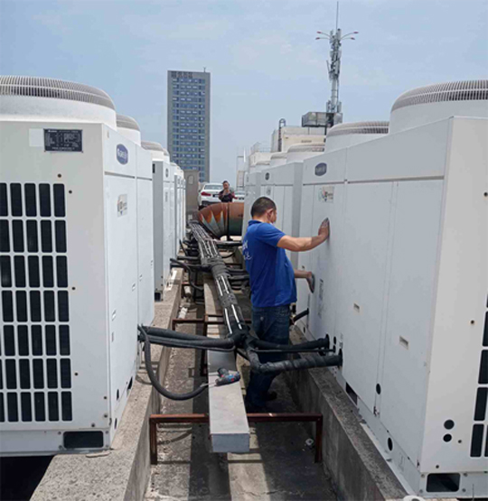 阳东中央空调制热和不制冷系统维修方法